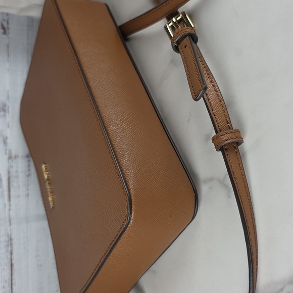 Michael Kors Tan Saffiano Leather Crossbody - Picture 8 of 11